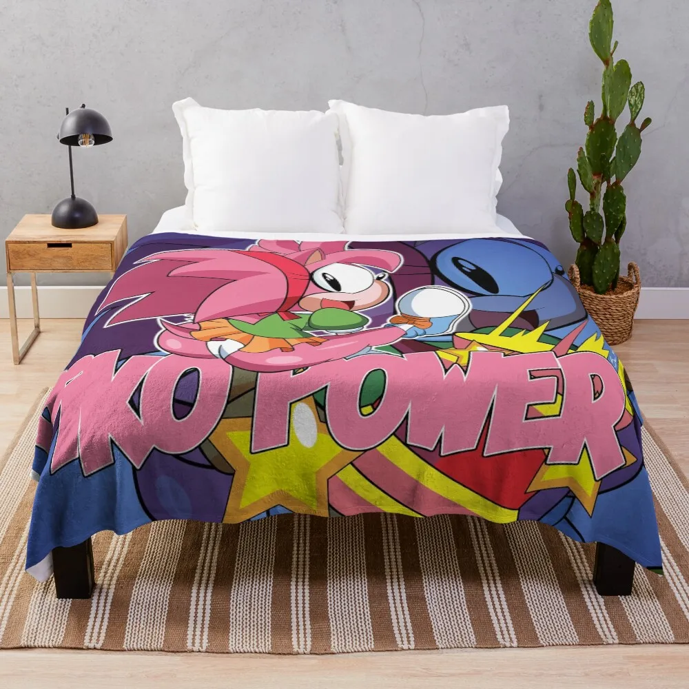 

Piko Power Throw Blanket Thermals For Travel Bed covers Luxury Thicken Furry Blankets