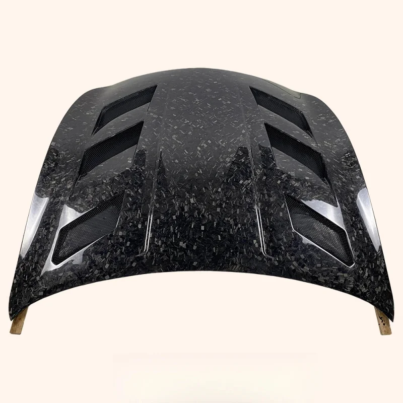 High Quality KZ Style Forged Carbon Fiber Engine Hood Only Fit 2 Door Infiniti G37 Sport Coupe Tuning Body Parts