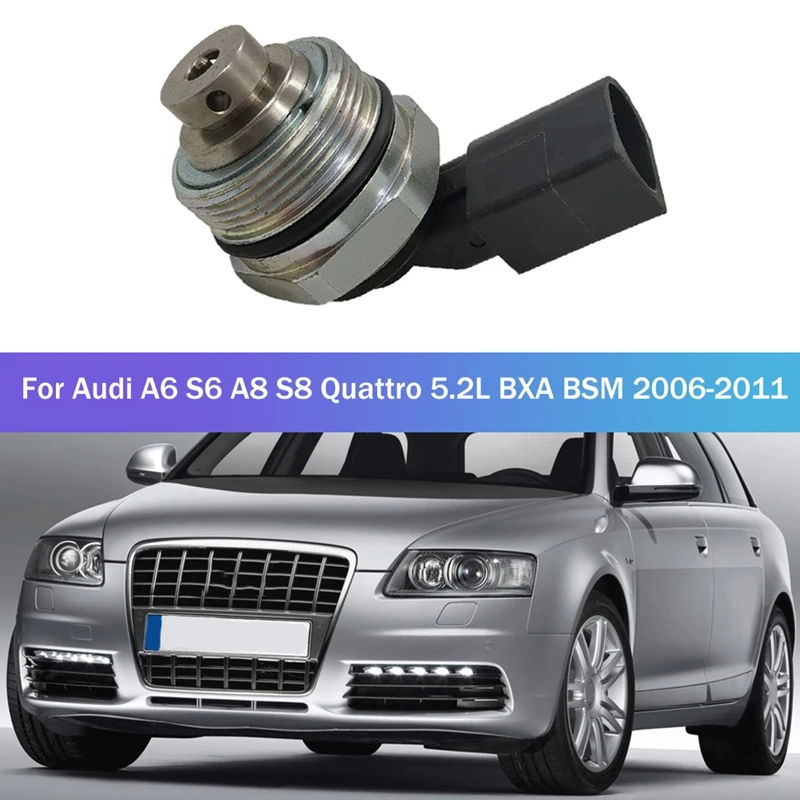 Silver Fuel Pump Converter For  A6 S6 A8 S8 Quattro 5.2L BXA BSM 2006-2011 07L127026A HFS853-105 07L127026AD