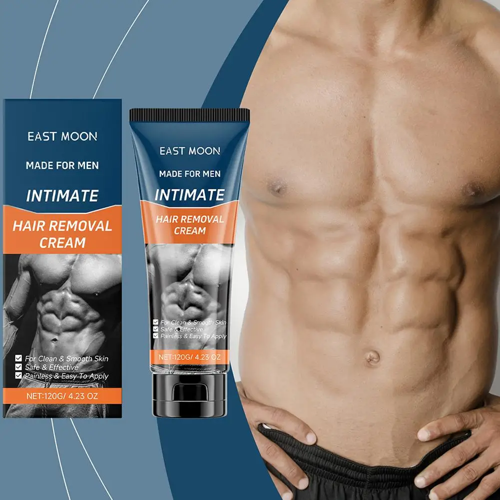 كريم إزالة الشعر 120 جرام، كريم إزالة الشعر للرجال، غير مؤلم وصنع للرجال Y2I0 #5