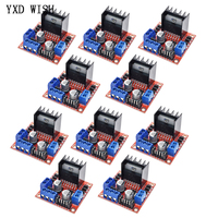 10pcs L298N Motor Driver Controller Module Dual H Bridge DC Dual H Bridge DC Stepper Motor Drive Controller Board For arduino