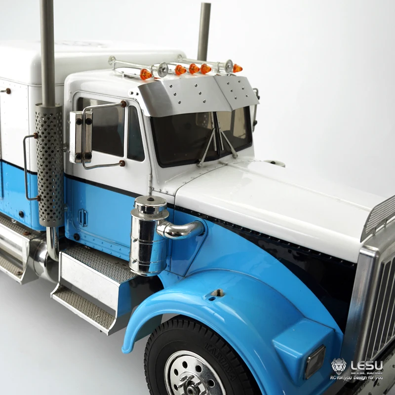 King Truck LESU pare-soleil TAMIYA Tamiya tracteurs 1/14 King Hauler raccords de mise à niveau en métalGW-K021