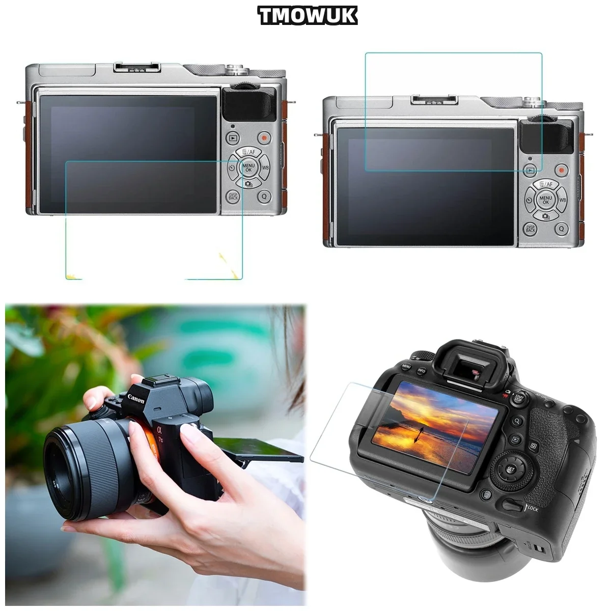 For Fujifilm XA3 A5 A10 A20 XT1 XT2, Anti-Scratch LCD Film With 9H Hardness Coating