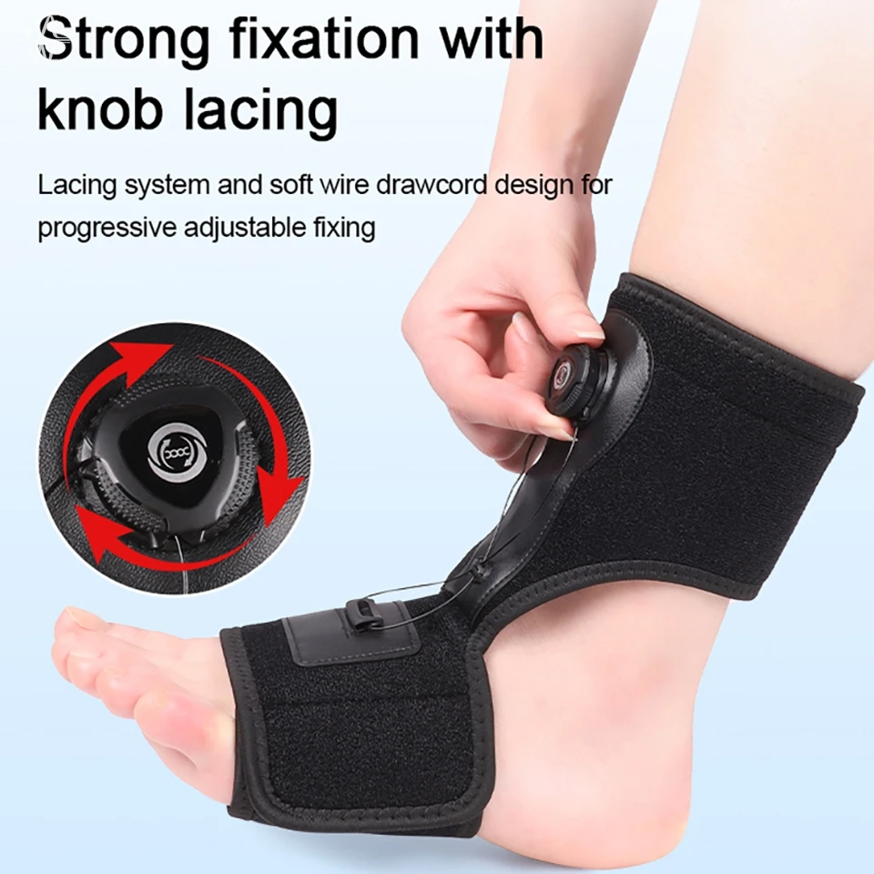 Adjustable Plantar Fasciitis Night Splint Orthopedic Foot Brace for Drop Foot Heel Pain Relief Sleeping Ankle Support Unisex