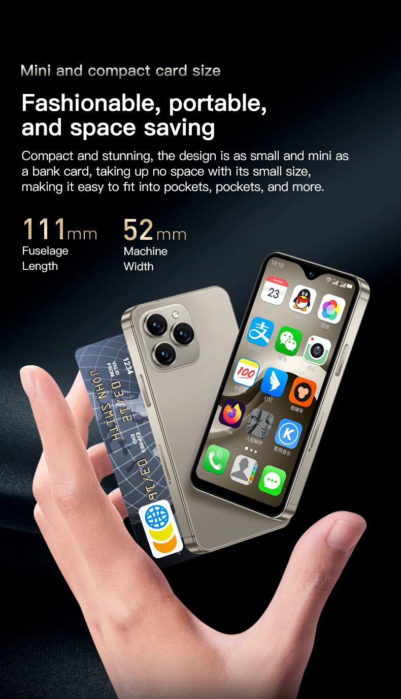 ONEMYTH F9 Max LTE 4G Mini Smartphone Metal Body Octa Core HD Camera WIFI Android Mobile Cell Phone 2750mAh Battery