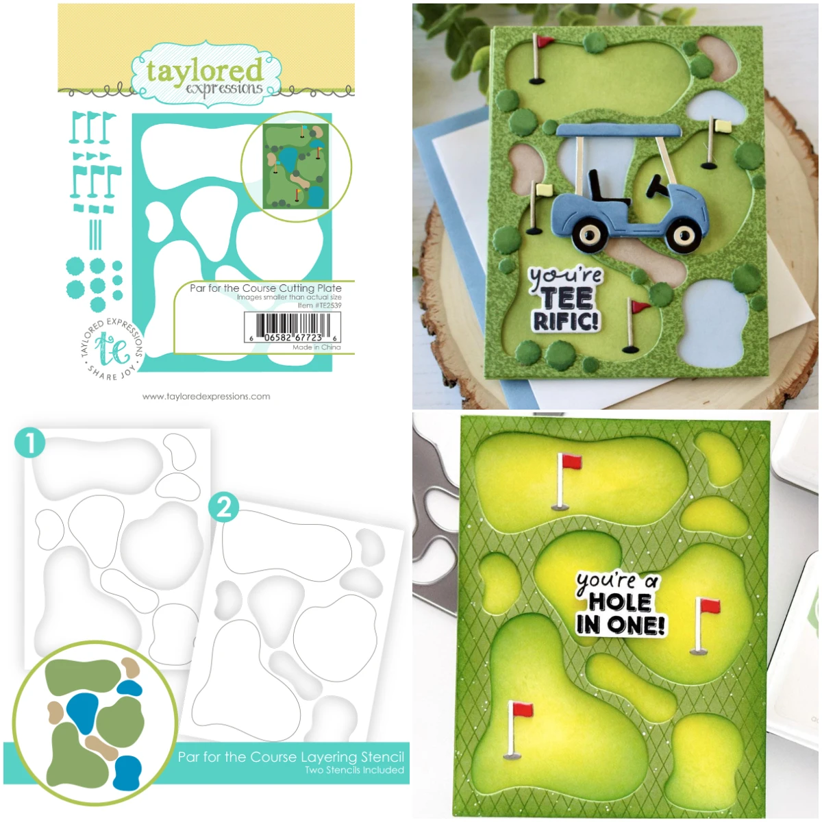 

New Par for the Course Layering Stencil Cutting Dies Scrapbook Diary Decoration Embossing Template Diy Greeting Card Handmade