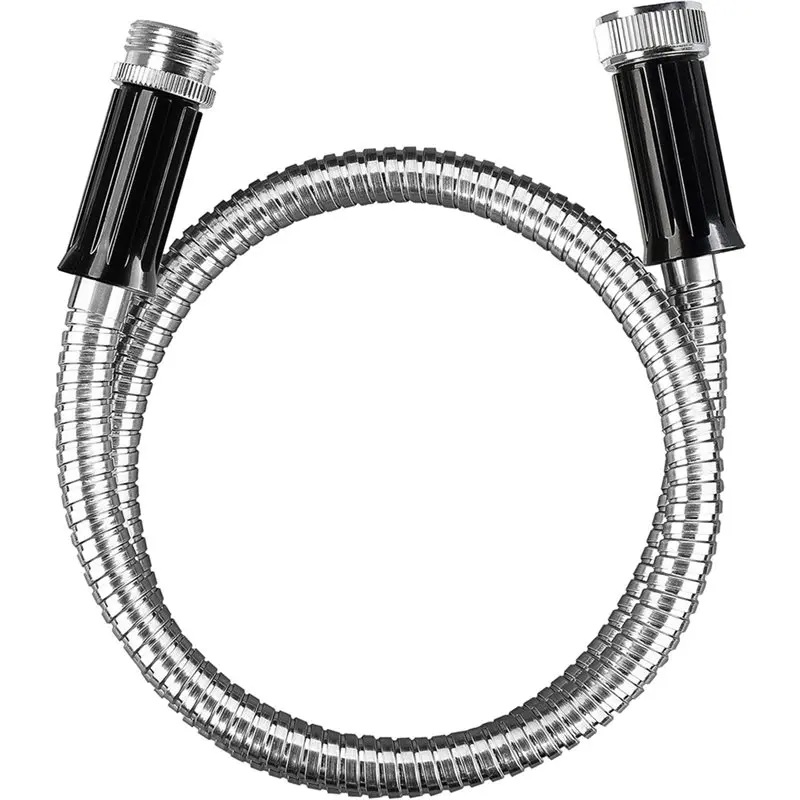 

MCGS-Metal Short Garden Hose 3Ft Connector Set- For Dehumidifier Drainage Hose, High Pressure Bib Reel Extender Extension Pipe