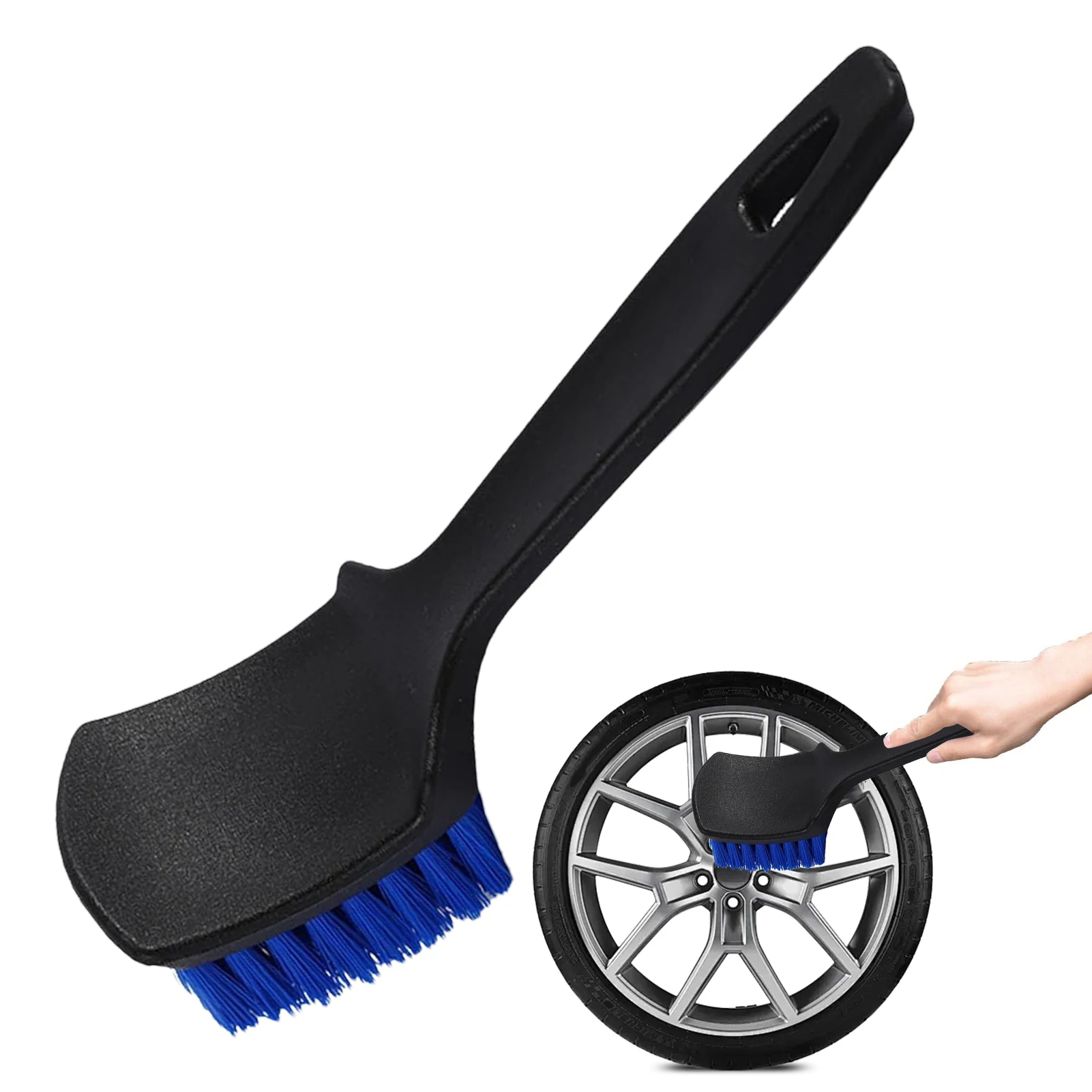 

Щетка для автомобильных шин, щетка для чистки колес из сплава автомобиля, универсальный нескользящий скруббер, инструмент для мытья колес, внешний интерьер мотоцикла