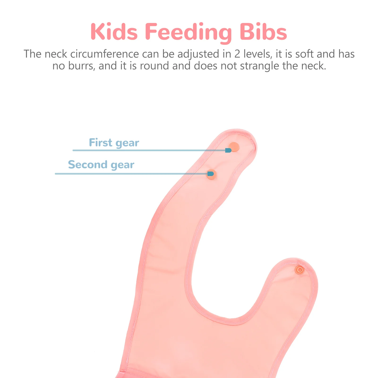 

Водонепроницаемый нагрудник для еды, ткань из ТПУ, моющийся, обеденный фартук для кормления малышей, легкий, легко чистящийся, мягкий воротник, еда