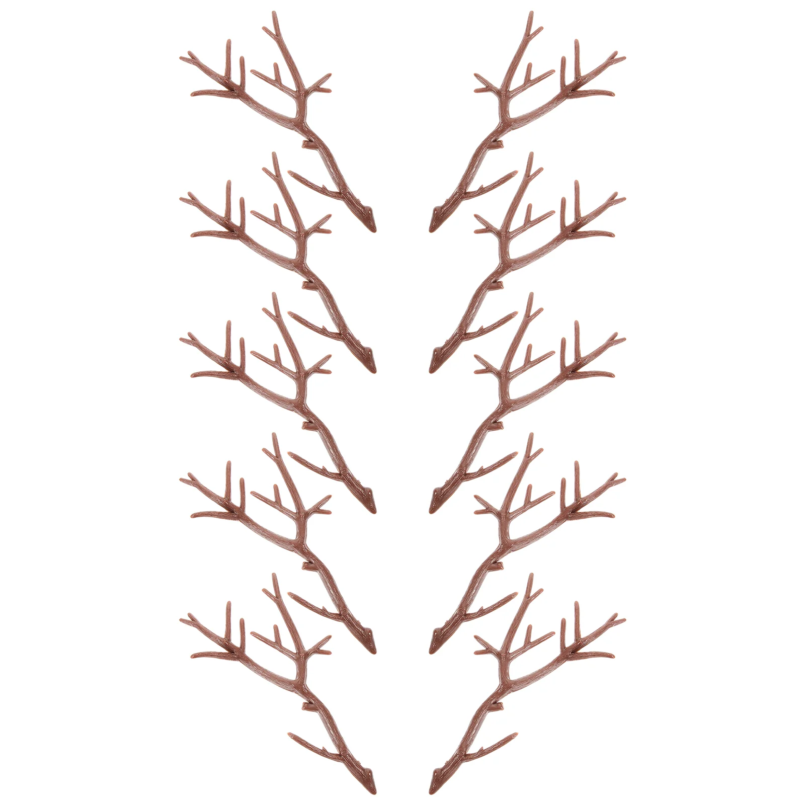 

10Pcs Artificial Antler Dried Tree Branches Decorative Antler Branches Vase Filling Branches artificial antler shaped tree