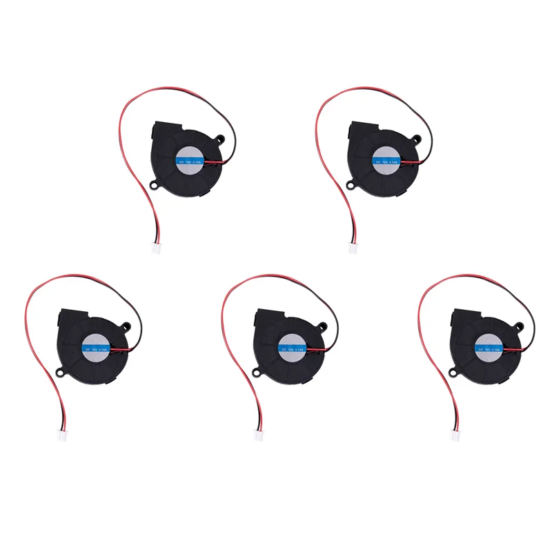 

A41I 5X Черный бесщеточный охлаждающий вентилятор постоянного тока 5015S 12 В 0,14 А 50 мм х 15 мм