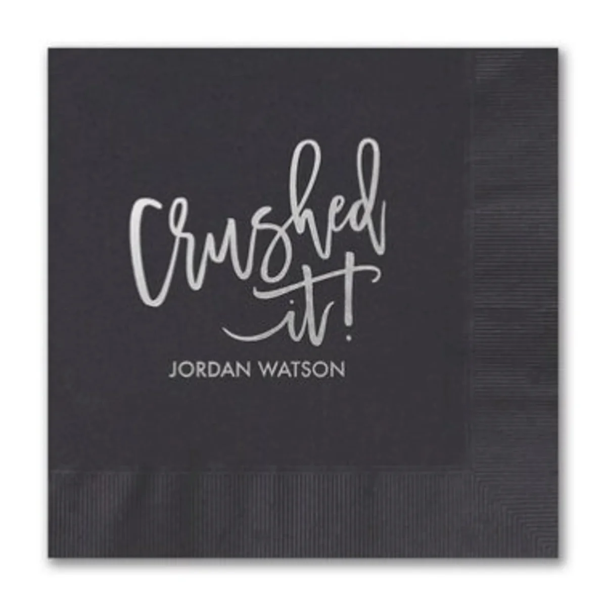 Crushed It Graduation Beverage Cocktail Party Napkins Personalized Set of 50 Napkins USA High School College 2023