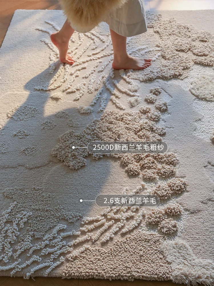 Premium Handmade | Wool French Carpet Living Room Light Luxury Premium Villa Whole Shop