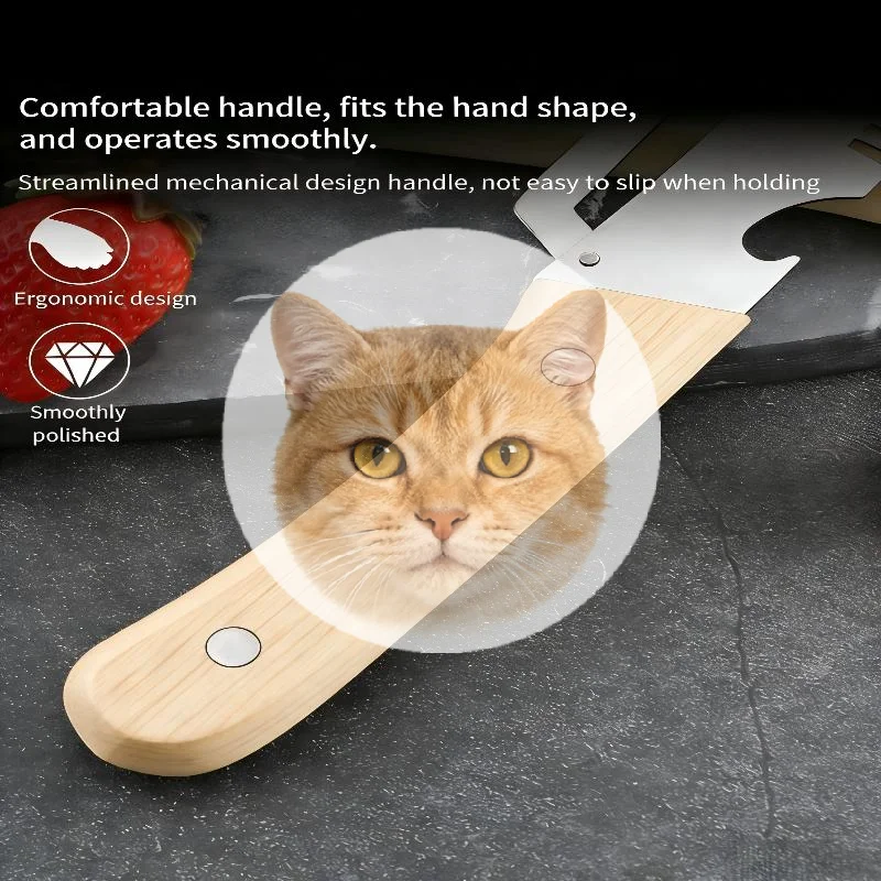 Popular Multi-Functional Vegetable Peeler For Kitchen, Ultra-Sharp Stainless Steel Blade With Wooden Handle And Bottle Opener