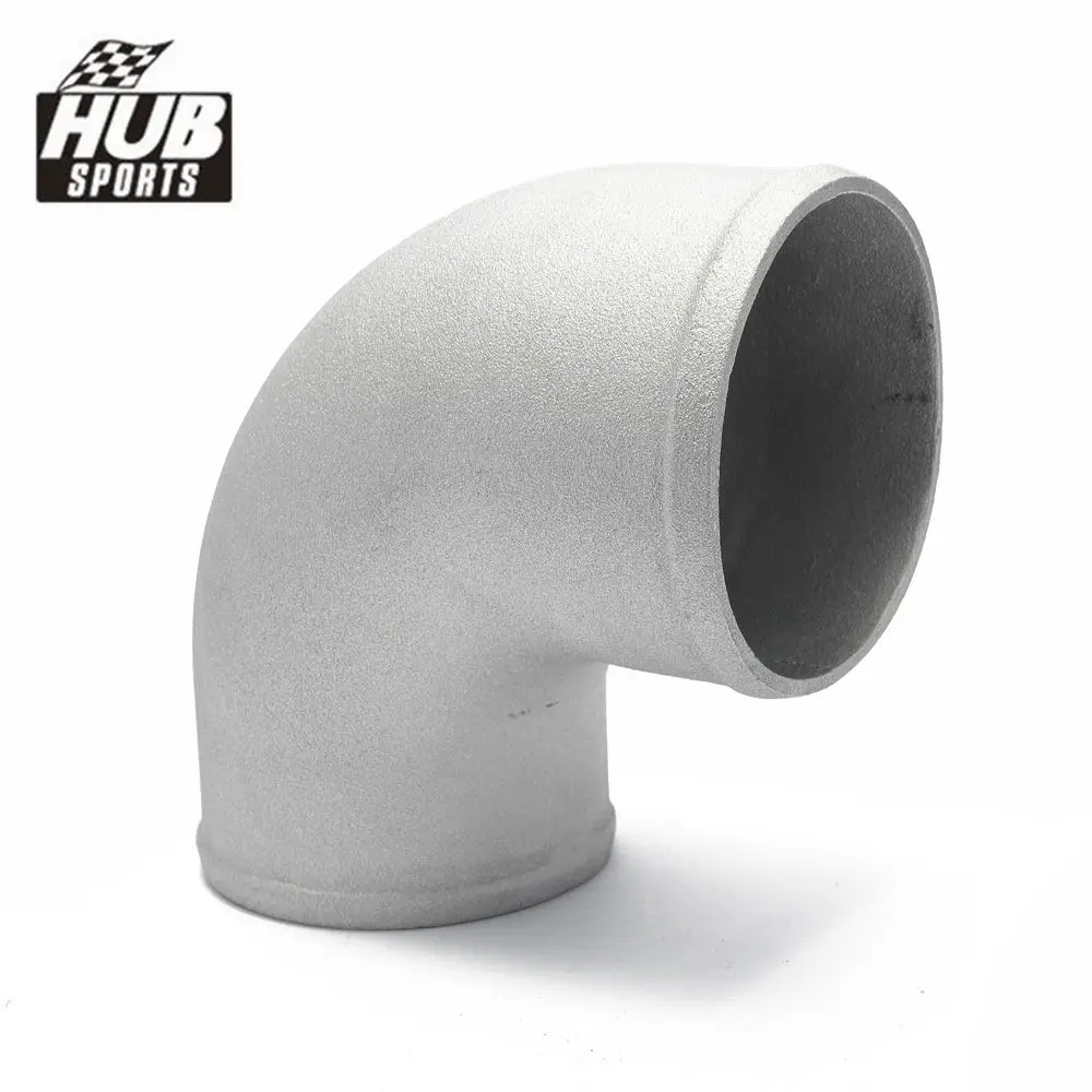 HUB Sports Cast Turbo Aluminium 90 Degree Reducer Elbow Pipe Universal For Turbocharger Air Intake And Cold System