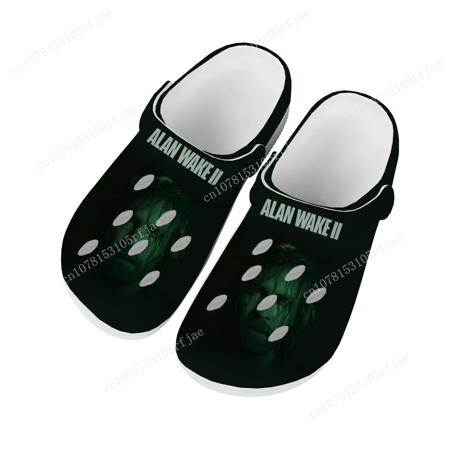 

Alan Wake2 Home Clogs Hot 3D Game Mens Womens Youth Boys Girls Fashion Sandals Shoes Garden Custom Shoes Beach Hole Slippers