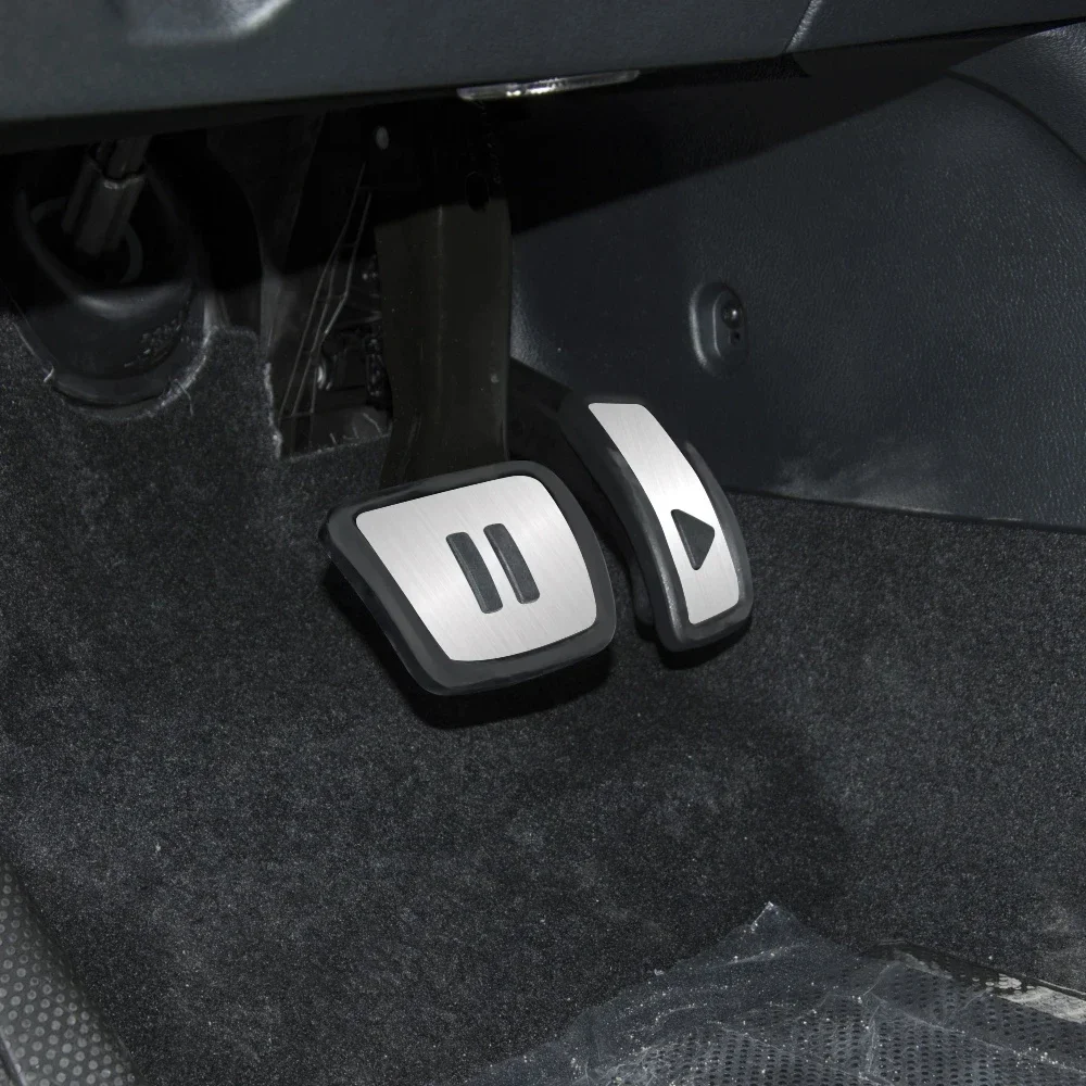ل Volkswagen VW Golf 7 8 MK7 MK8 ID.3 ID.4 ID.6 ID3 ID4 ID6 الفولاذ المقاوم للصدأ دواسات السيارة الغاز Acceleraotr الفرامل الراحة غطاء دواسة #2