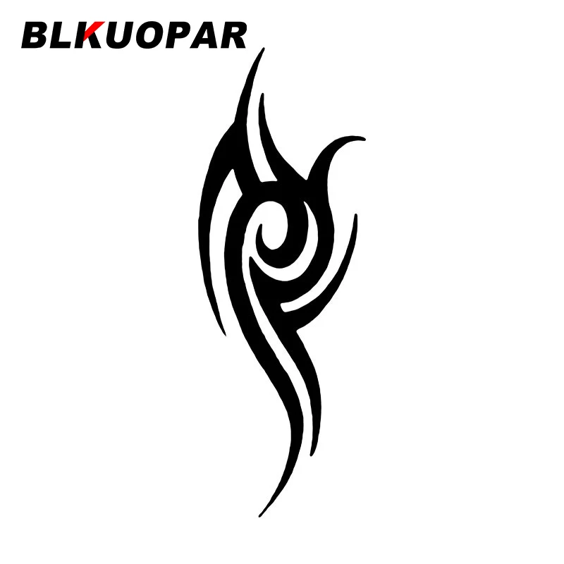 

BLKUOPAR Upward Tribal Pattern Car Stickers JDM Anime Creative Decal Scratch-Proof Windshield Trunk Decoration Car Accessories