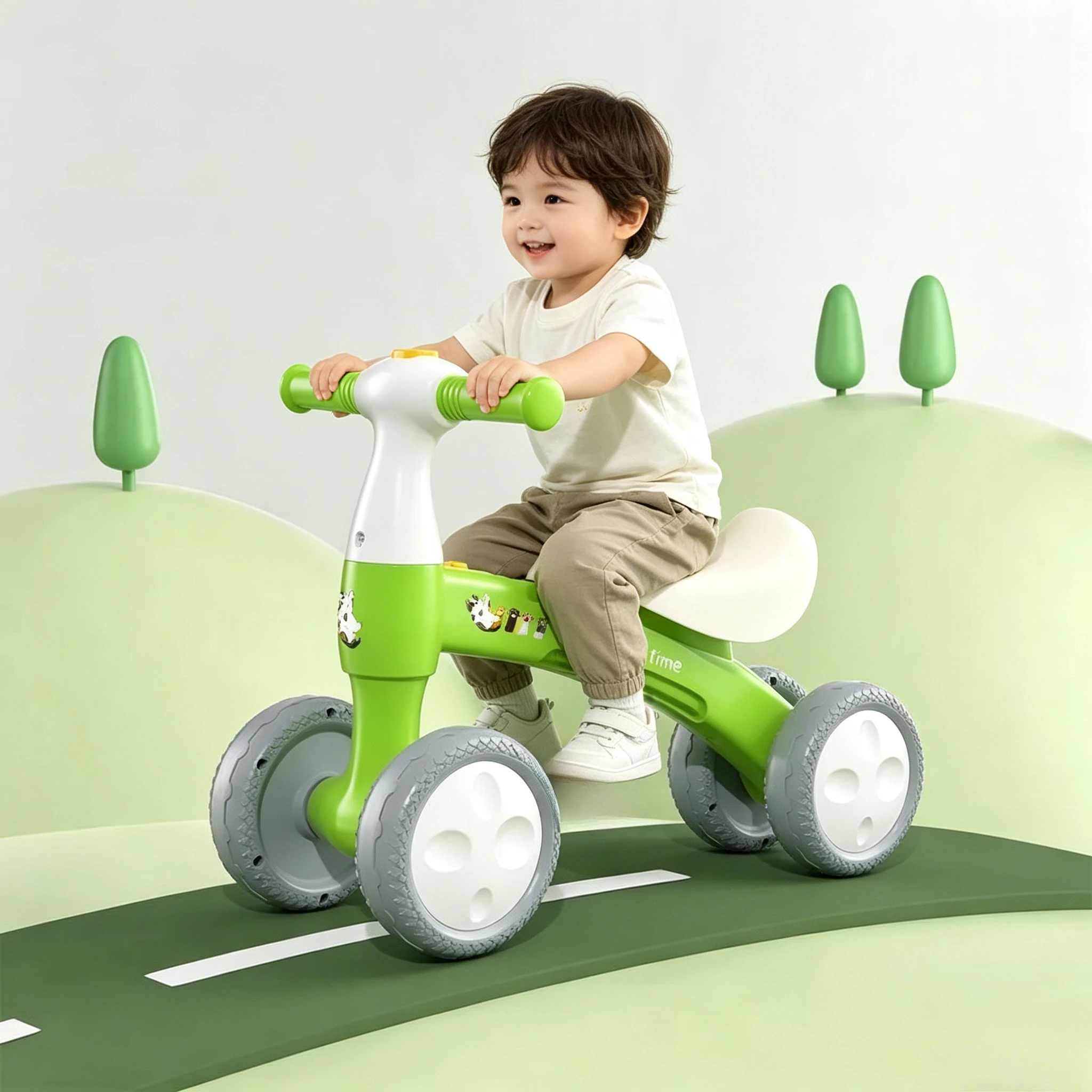 

Toddler Balance Bike NO Pedal Lightweight Children's Scooter for 1-3 Year Olds Promotes Balance and Coordination Development