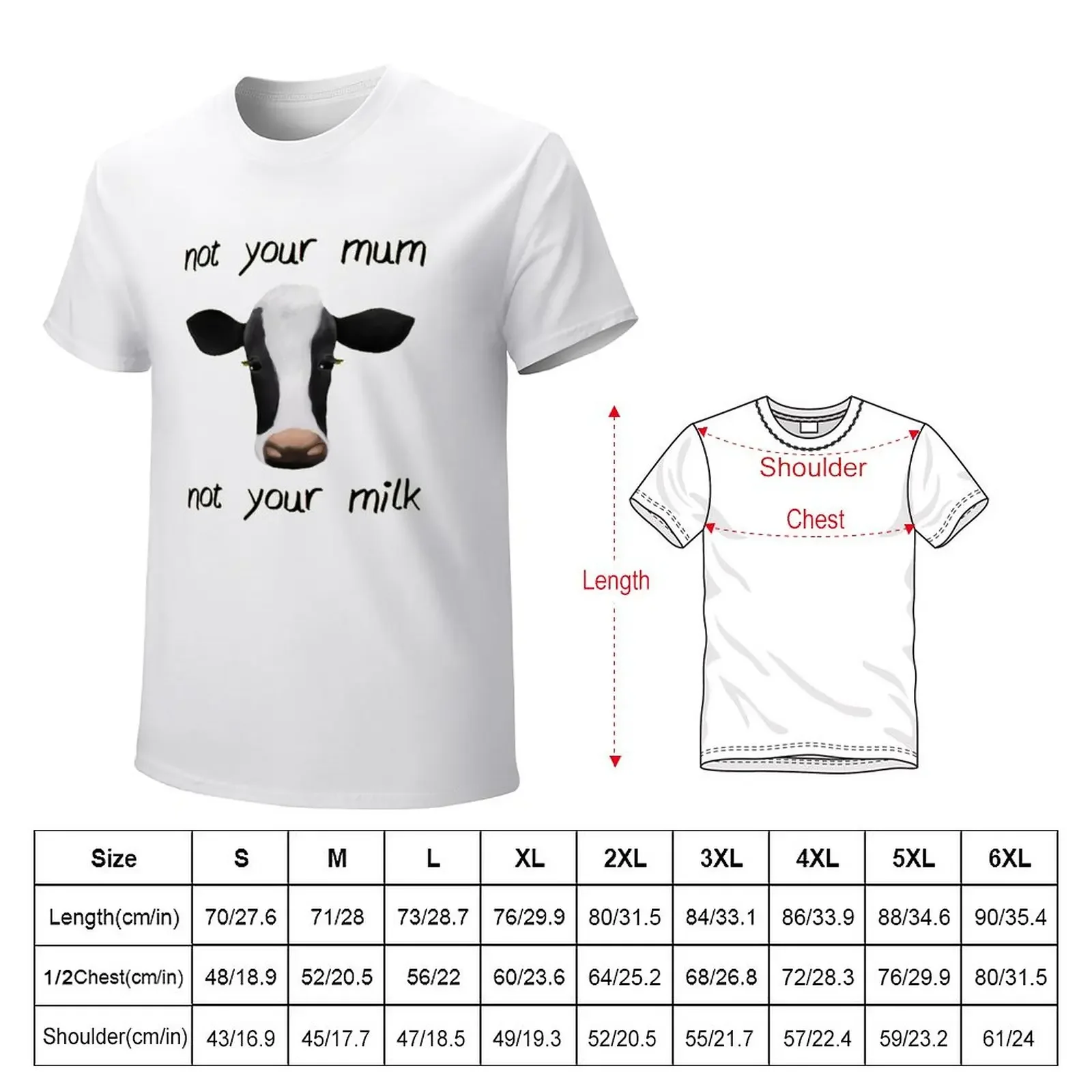 Notyour mum not your milk T-Shirt summer tops vintage clothes shirts graphic tees mens vintage t shirts