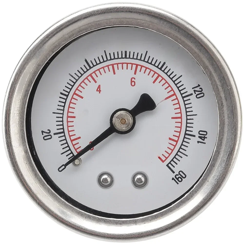 9mm Hose Fuel Pressure Gauge Fuel System Diagnostics Fuel Pressure Gauge Adapter Kit 0-160 Psi Range Tee Adapter Included