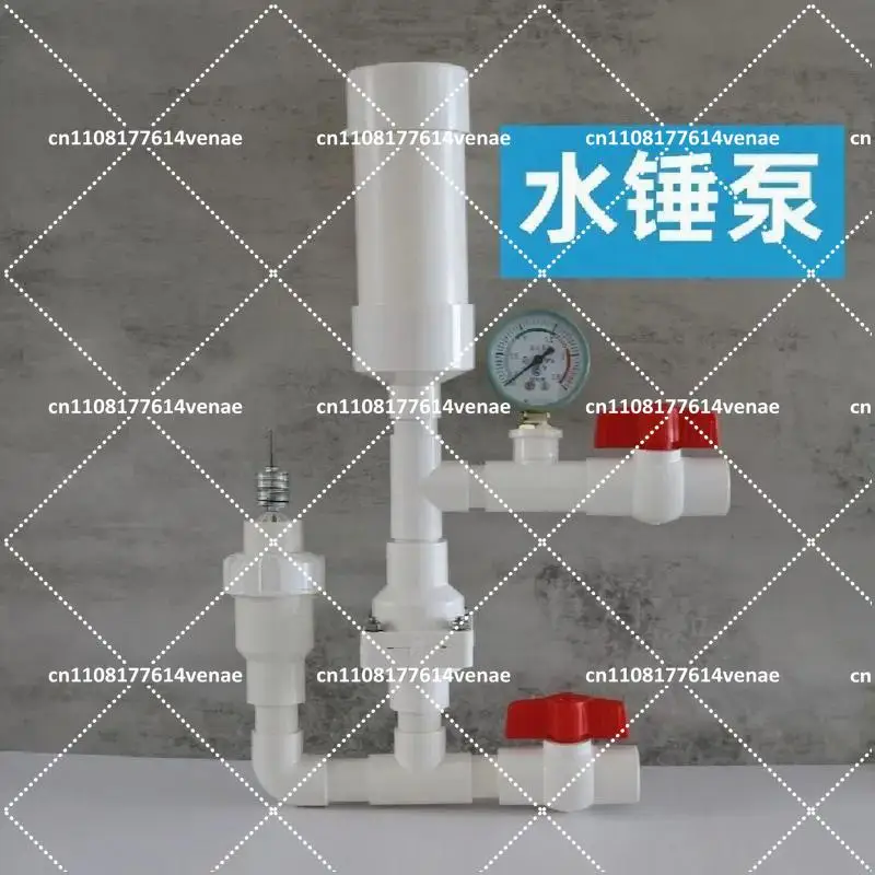 Hydraulic Ram Pump, High-Lift Water Pump for Mountain Irrigation, Non-Electric Auto Pump