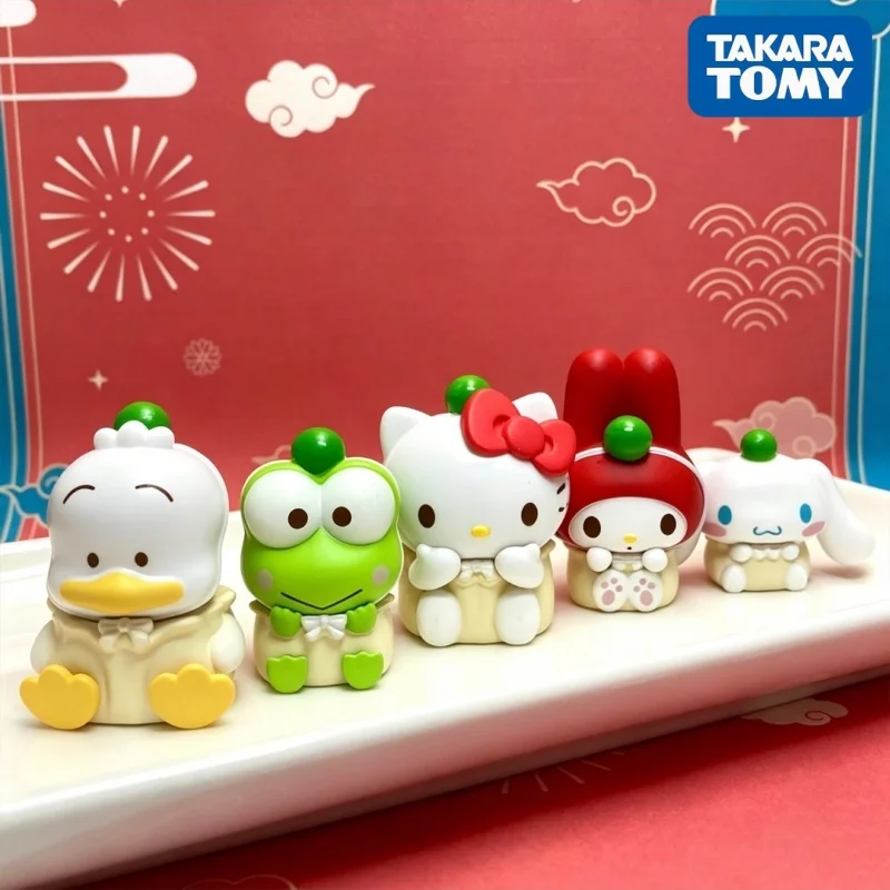

Takara Tomy Sanrio Shumai Mini Figure Gashapon Hello Kitty Pekkle Keroppi My Melody Cinnamoroll Collectible Desktop Ornament