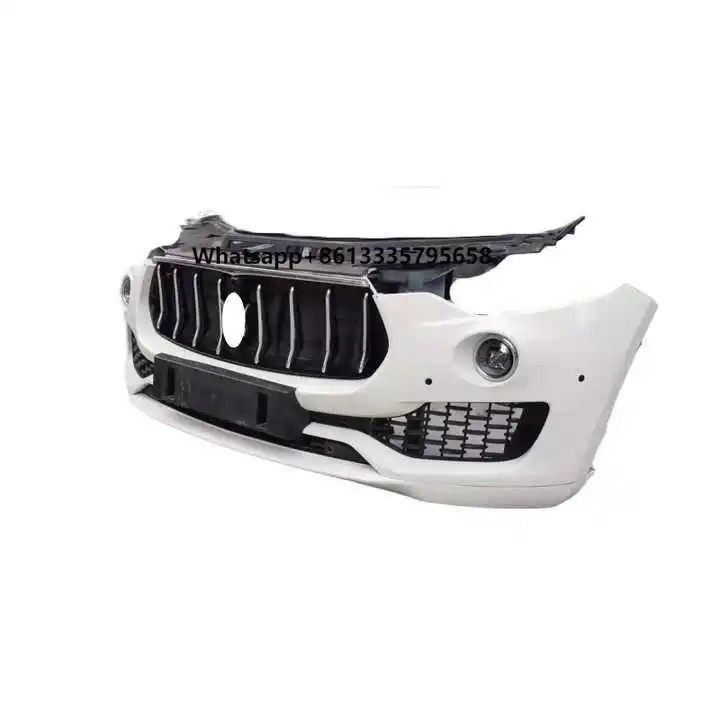 

High Quality OEM for Maserati Levante Used Bumpers Bodykit Front Bumper for Levante Grille Headlight Fog Lamp Water Tank Frame