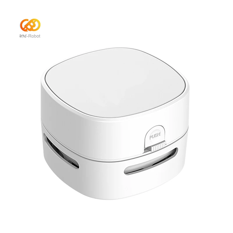 Мини-пылесос для офисного стола, пыли, домашний настольный подметальный пылесос, милый портативный пылесос-робот для дома