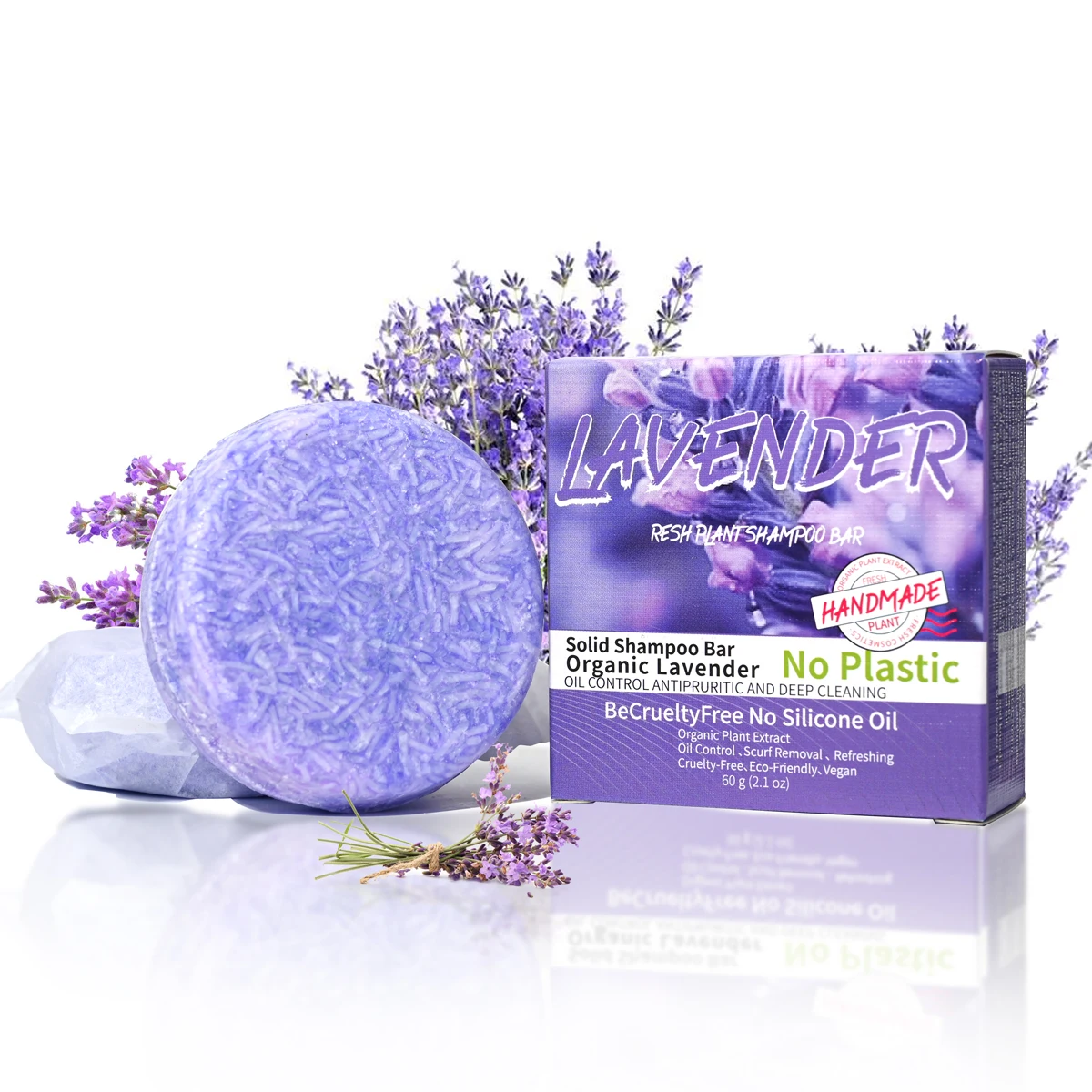 Provence Lavender Essential Oil Shampoo Soap Handmade Hair Care Soap Solid Shampoo And Cleaning Soap Self Labeled