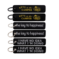 Key To The Camper keys Tag Keychains for Men Anime Accessories Keyring Keychain for Car Keys Women Fashion Jewelry 1pc