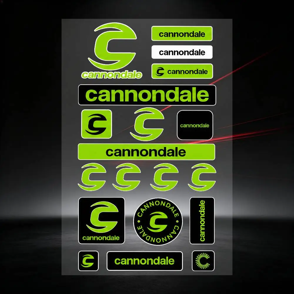 Cannondale Long Lasting Waterproof Reflective Sticker Scratch Conceal Fit Motorcycle Car Helmet Fridge Decals