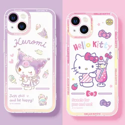 Hello Kitty Kuromi Case for Samsung Galaxy M53 M33 M52 M42 M22 5G M32 M13 4G M62 M51 M31S M22 M21 M12 M11 M02S M01 Clear Cover