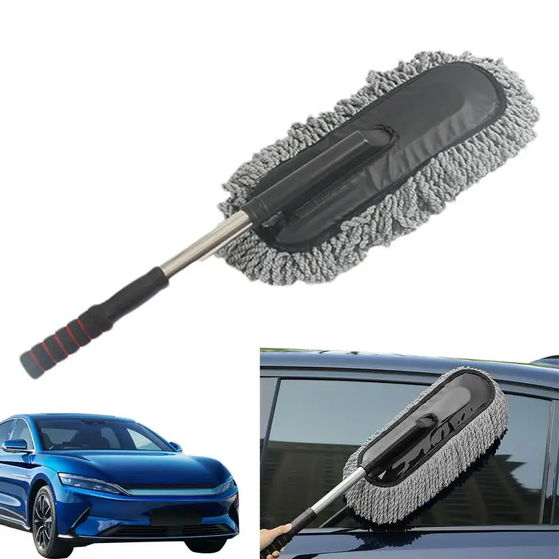 

Multi-Functional Microfiber Car Duster Brush Cleaning Tool For Car Interior And Exterior Washable Duster For Car Home Kitchen