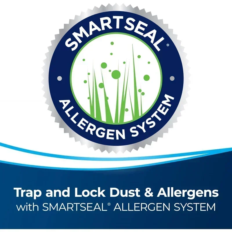 D2BABISSELLS SurfaceSense ペットアップライト掃除機、28179、もつれ防止マルチサーフェスブラシロール、LED ヘッドライト、SmartSeal アレルゲンシステム