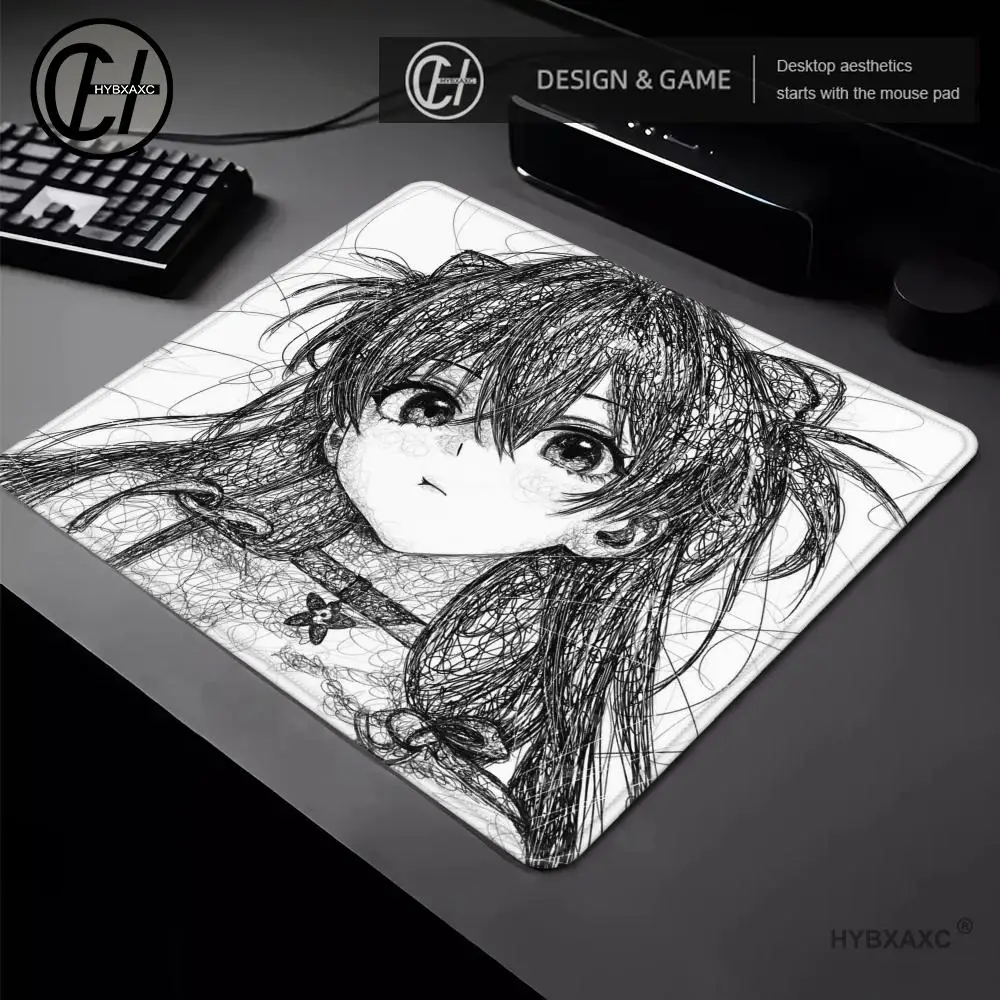 Popular Black white line art Mouse Pad XS Speed Mousepad Gamer Premium E-Sports Gaming Mouse Mat HYBXAXC Professional Desk Mat