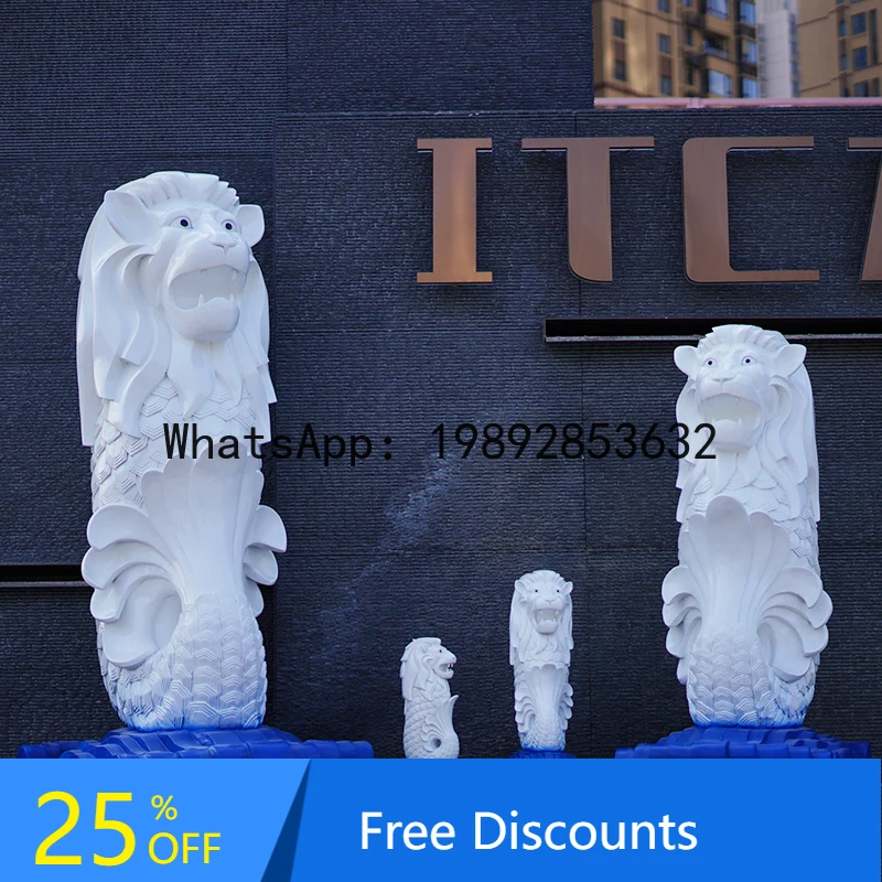 

ZK Outdoor Large Ornament Decorative Animal Fountain Iconic Sculpture