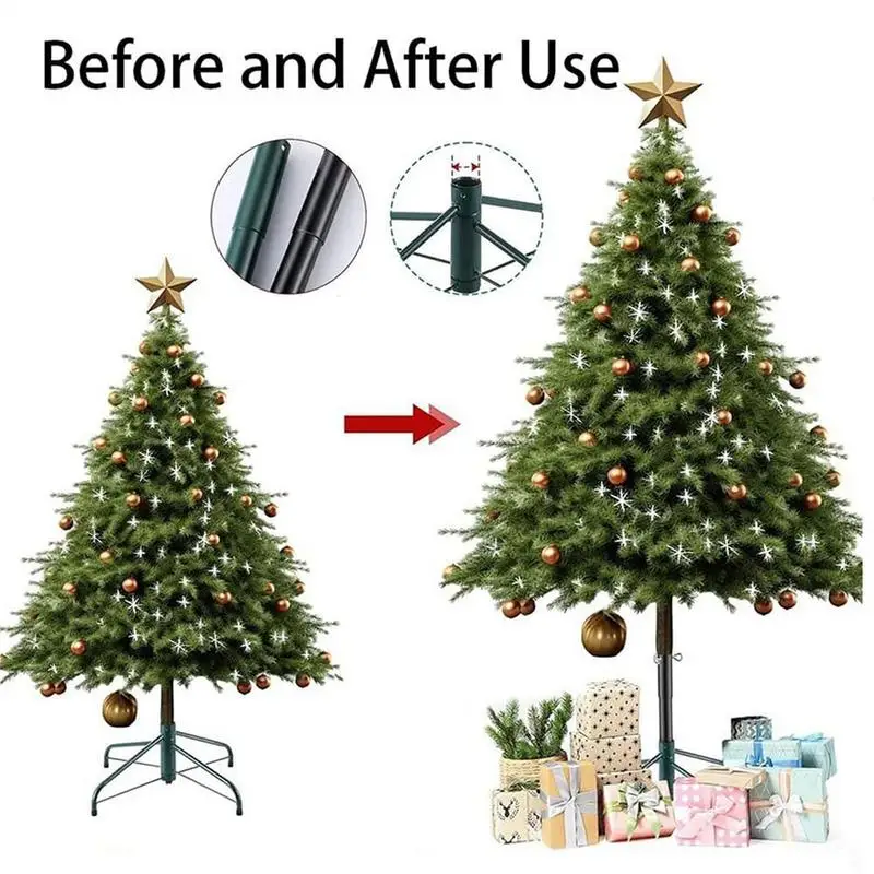 Extensor de altura de Base para árbol de Navidad, poste extensor de altura para árbol de Navidad Artificial, extensor de altura para árbol de Navidad