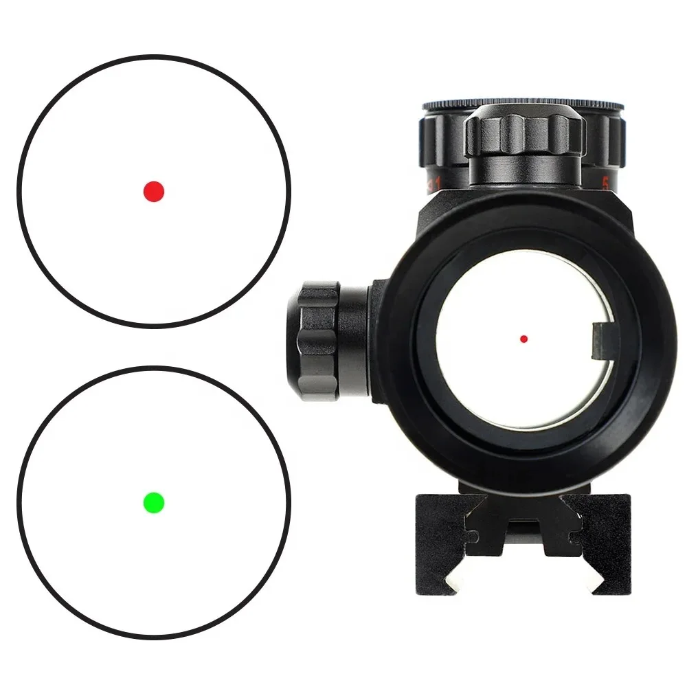 Cross border Hot Selling 1*40 Outdoor Cross Red Green Dot Sight Telescope Bird Watching Scope 1X40RD