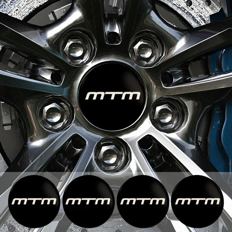 4pcs 56/60/65mm Car Wheel Center Stickers for MTM Logo Scirocco Variant Touareg Lamando Caddy Lavida POLO Passat