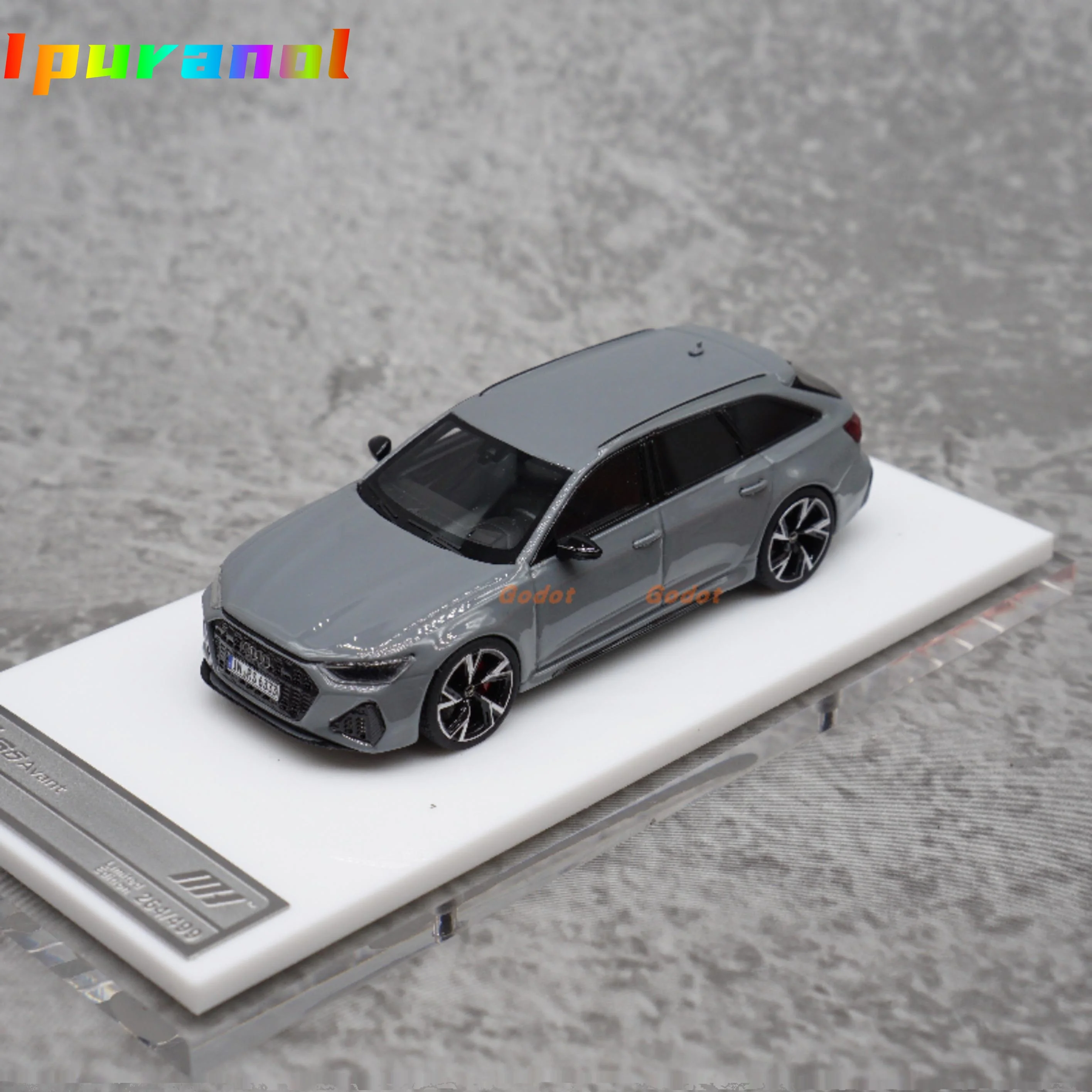 1:64 AUDI RS6 Crock Wagon Audi Модель автомобиля из смолы не игрушка