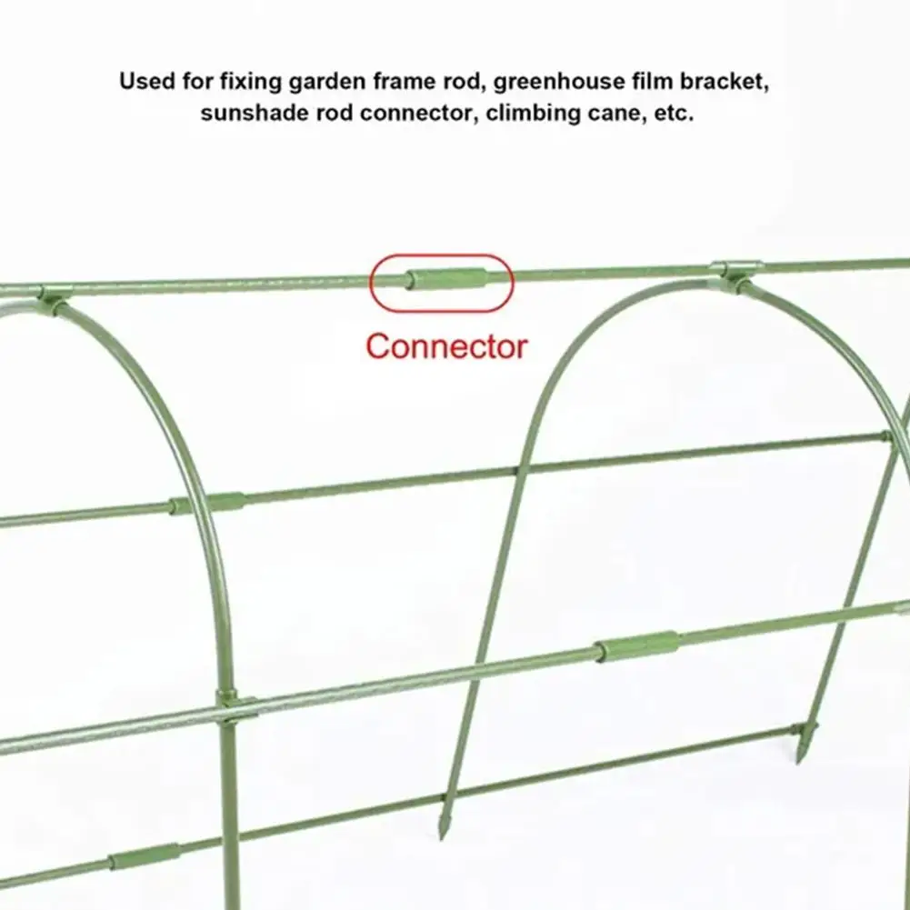 8/11/16/20mm Gardening Plant Support Connecting Pipe Vines Climbing Plant Support Stakes Connector Grafting stick Connector