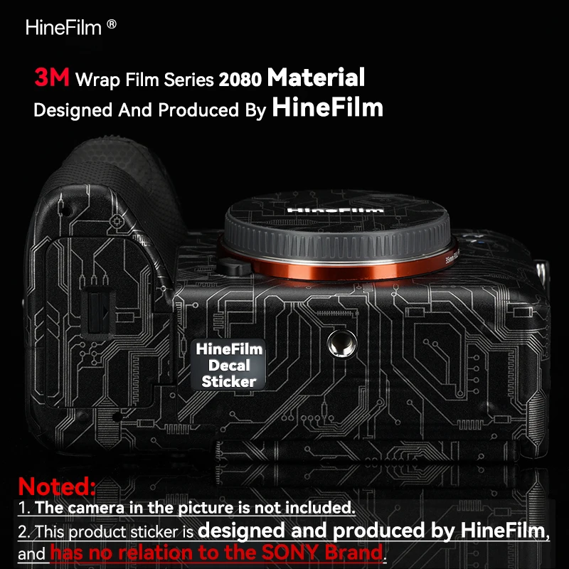 Hinefilm Skin für Sony A7S3 Kamera-Aufkleber A7SIII Dekorfolie für Sony ILCE-7S3 Kamera Schutzfolie ILCE-7SM3 Skin – Detail 21