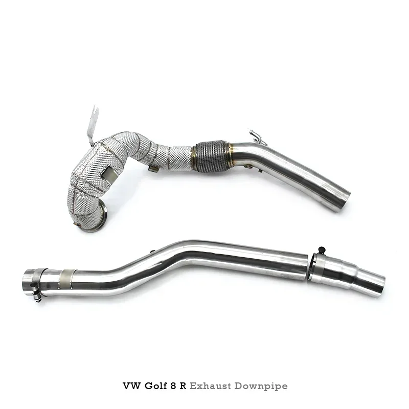 Section High flow Pipes Exhaust Pipes branch downpipe Exhaust Pipe with for VW GOLF VIII/8/8R/R 2019-2022