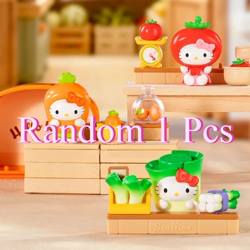 Moetch Hello Kitty Vegetable Grocery Series Blind Box Cute Mini Figure Doll Model Toys Collect Ornaments view 6
