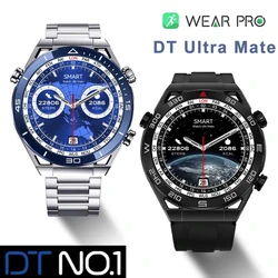 DT UltraMate Smart Watch Men WEAR PRO Wristwatch Bluetooth Call NFC Compass GPS Route Tracking ECG 100+ Sports Mode Smartwatch