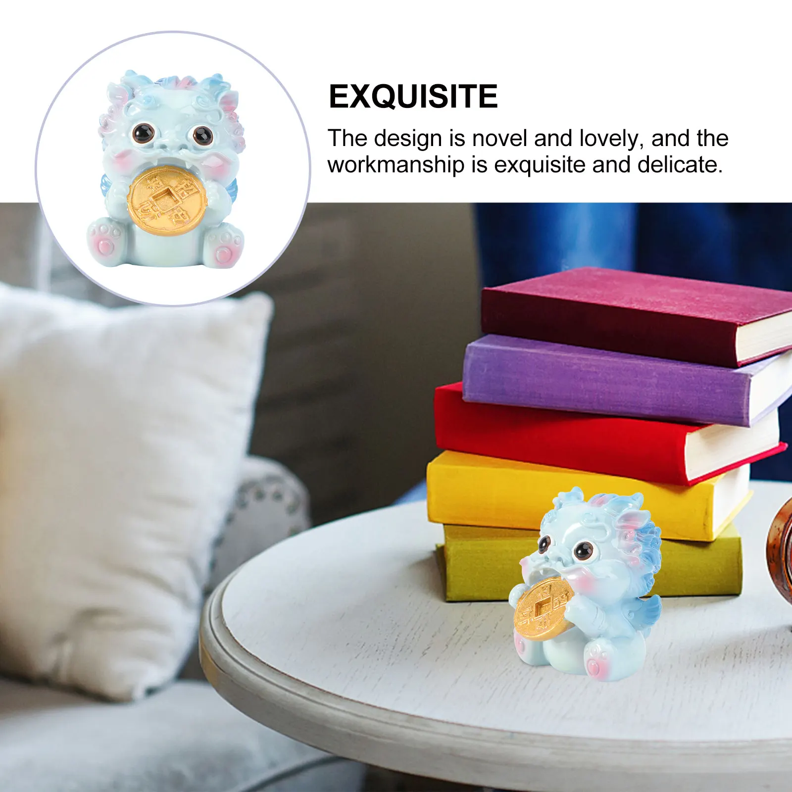 

Chinese New Year Charms Tassel Ornaments Lunar Decorations Lovely Adornment Blue Cartoon