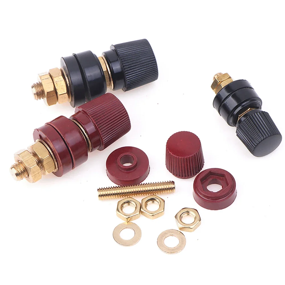 

Heavy-Duty Brass Power Terminal Studs 6/8mm–High Amp Battery Connectors for Car Audio,LED Lights,Corrosion-Resistant&Secure Fit