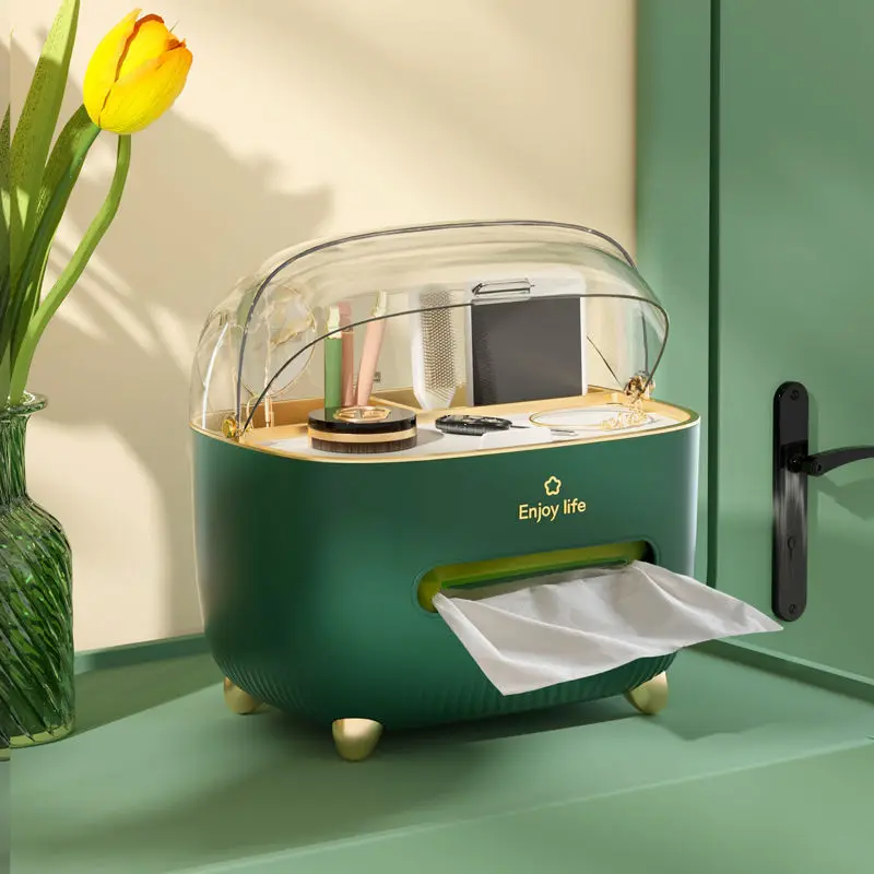 Household Tissue Box Living Room Coffee Table Restaurant Creative Light Luxury Simple Multi-function Remote Control Storage Box