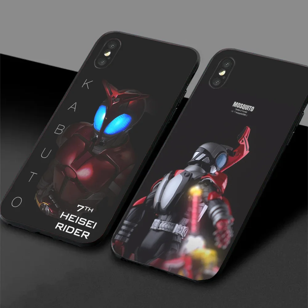 

M-Masked Rider Kabuto Phone Case For Samsung S24,23,22,30,21,10,9,Ultra,Plus,Lite,FE,5G Black Soft Case